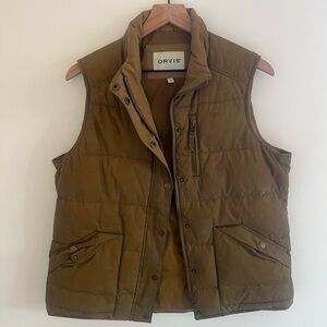 Orvis Tan Quilted Jacket